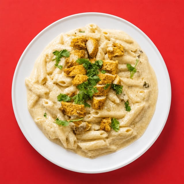 Chicken Alfredo.